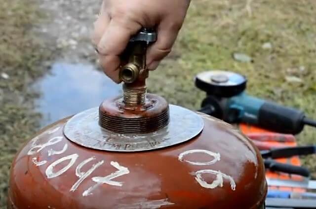 мангал из газового баллона своими руками