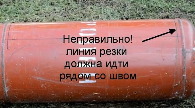 мангал из газового баллона своими руками