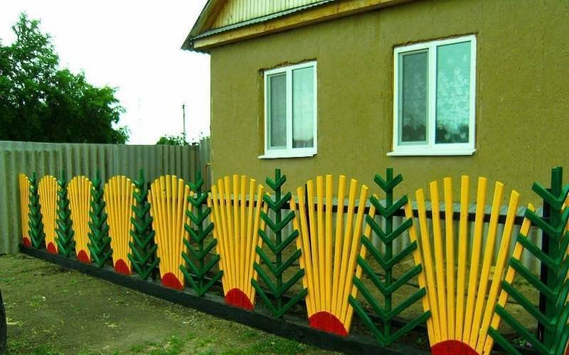 забор на даче